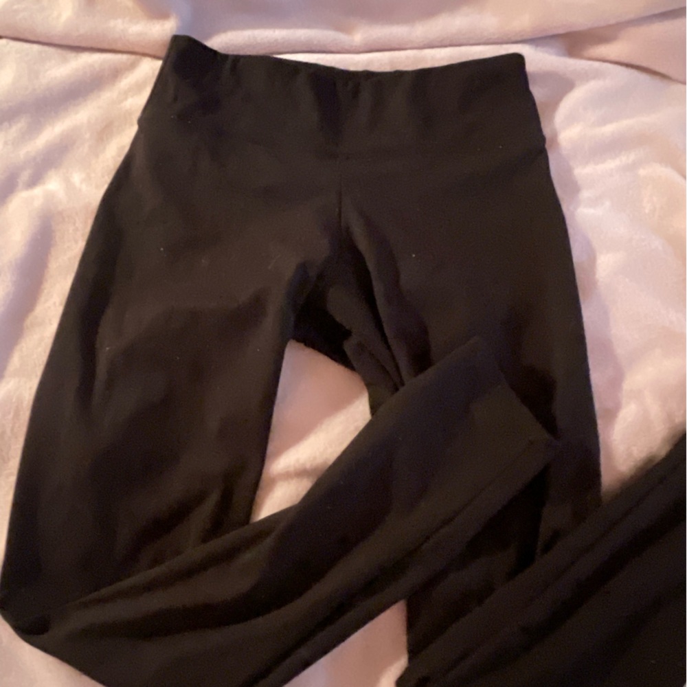 plain black leggings size L/G